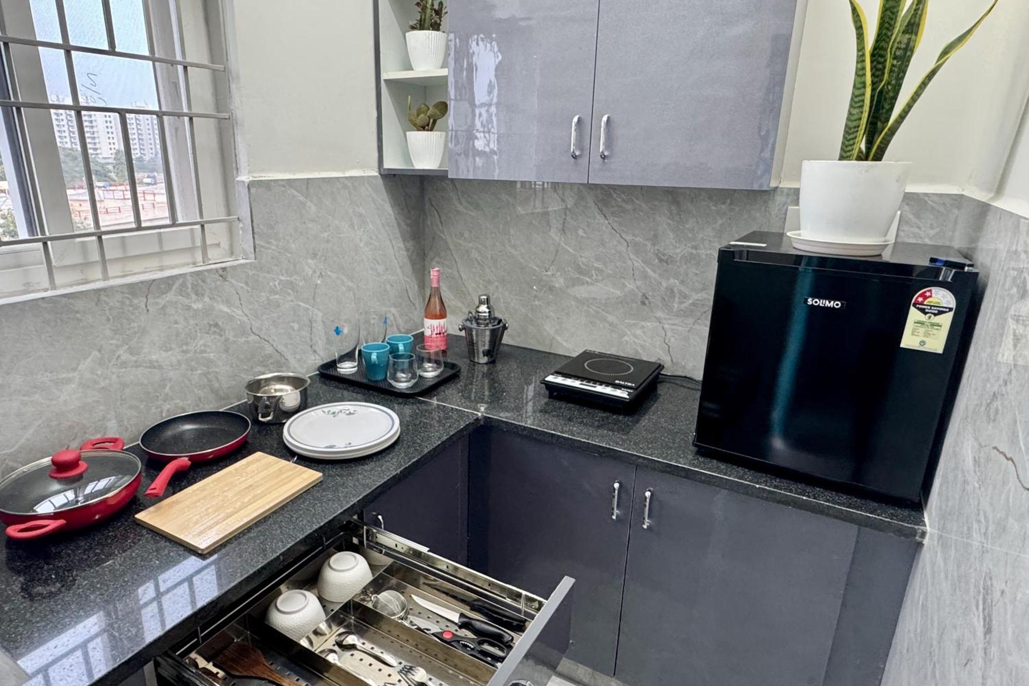 Truelife Whitefield - Premium 1 Bhk Apartments - Prime Location - Easy Access To Main Rd - Metro - Itpl - Fast Wifi - Kitchen - Smart Tv - Power Backup - Park - Garden Views Μπανγκαλόρ Εξωτερικό φωτογραφία